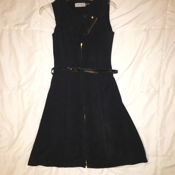 Calvin Klein suede dress - Picture 2 of 8